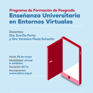 Programa De Formación De Posgrado En Enseñanza Universitaria En Entornos Virtuales