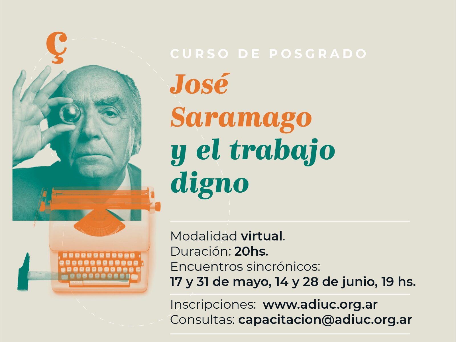 José Saramago Y El Trabajo Digno | Curso De Posgrado Gratuito