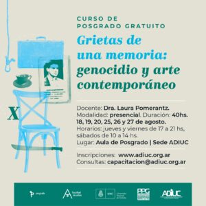 Grietas De Una Memoria: Genocidio Y Arte Contemporáneo | Curso De Posgrado Gratuito